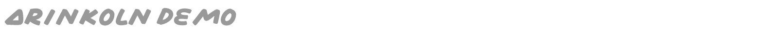 Arinkoln font preview